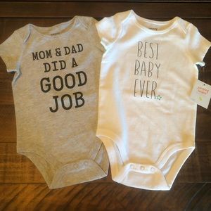 Baby onesies New With Tags